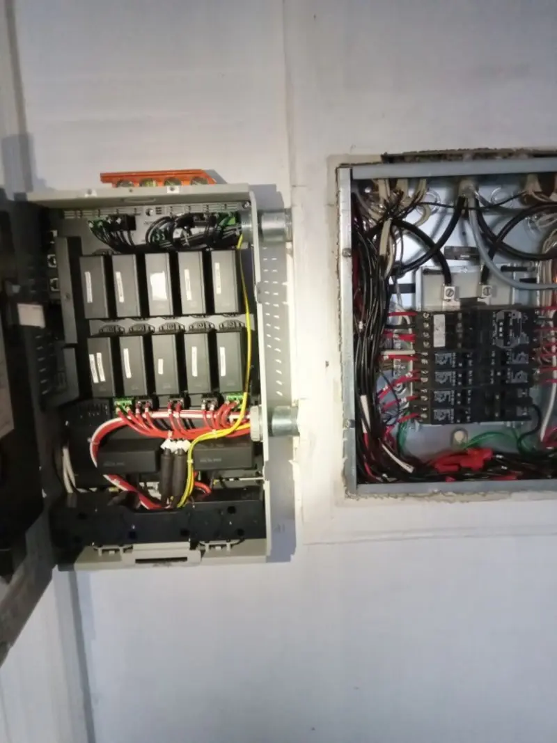 Electrical panel upgrade completed for Carbon Monoxide Detector Installation in Flowing Wells